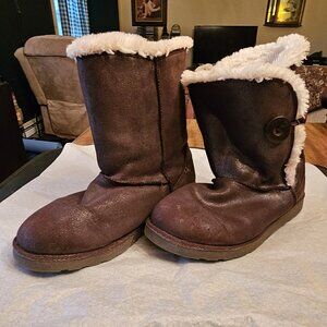 Kohl's Boots, Dark Brown, size 7 1/2